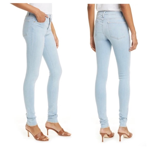 Frame Denim Light Blue Skinny Jeans - Picture 2 of 7